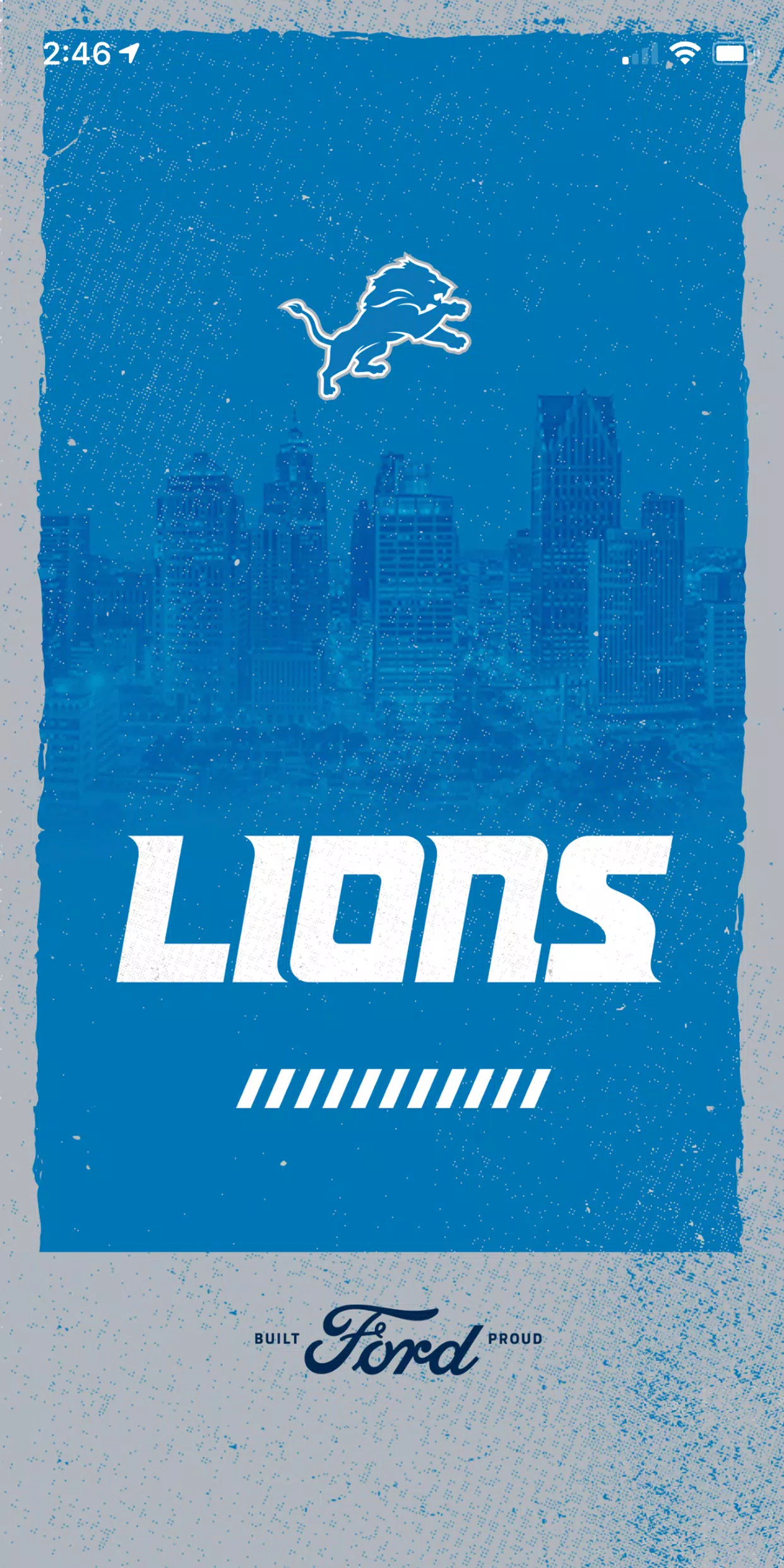 Detroit Lions Mobile Screenshot 0