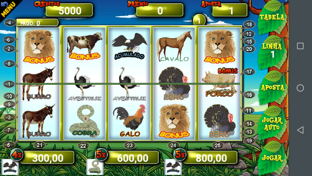 Jogo do Bicho Caça Níquel应用截图第0张