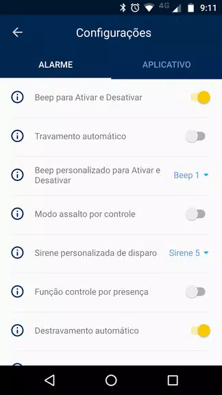 Pósitron Alarme Tangkapan skrin 3