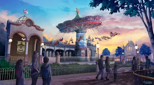 ディズニーアドベンチャーワールドでの世界初演のコンセプトイメージ