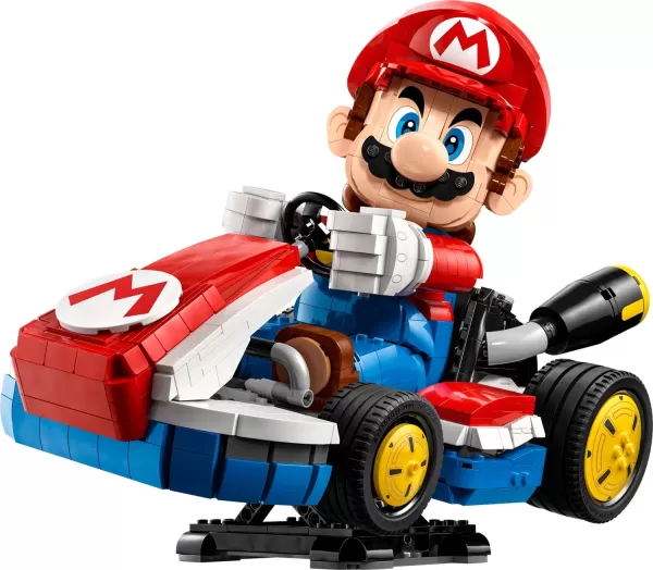 レゴマリオカート：マリオ＆スタンダードカートを構築します