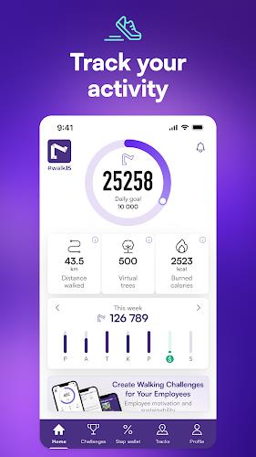 #walk15 – Useful Steps App স্ক্রিনশট 0