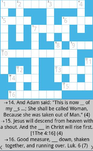 Schermata Bible Crossword 0