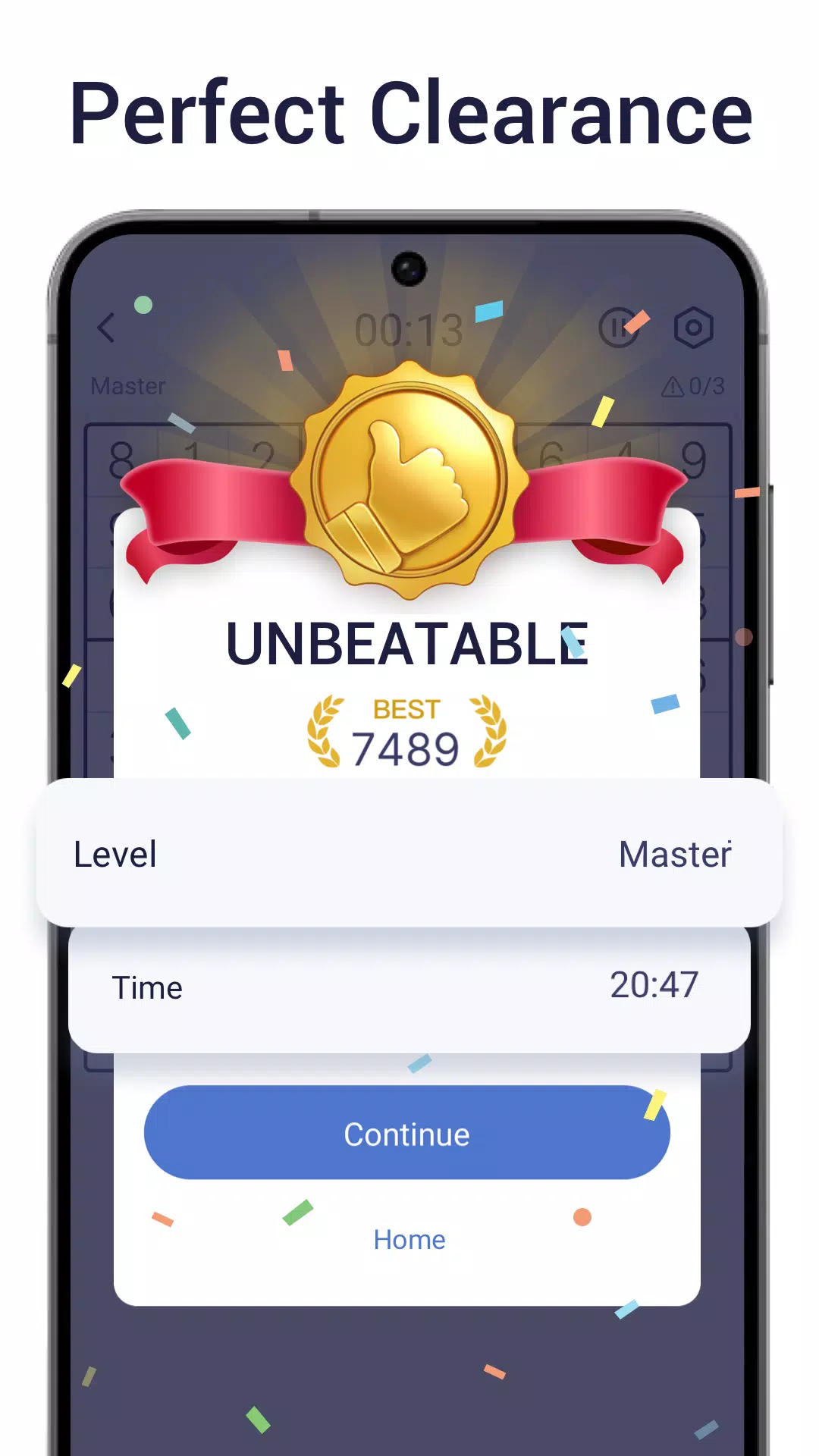 Sudoku Master! Captura de pantalla 1