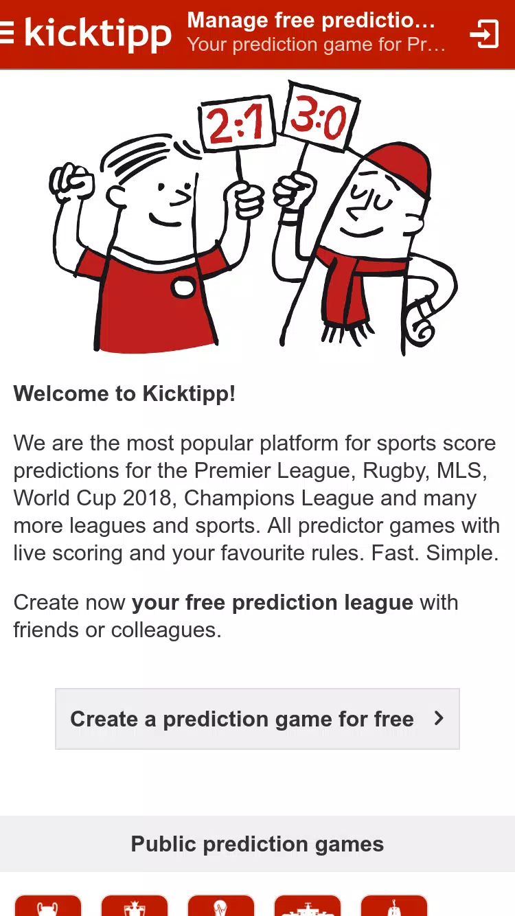 Kicktipp Ảnh chụp màn hình 0
