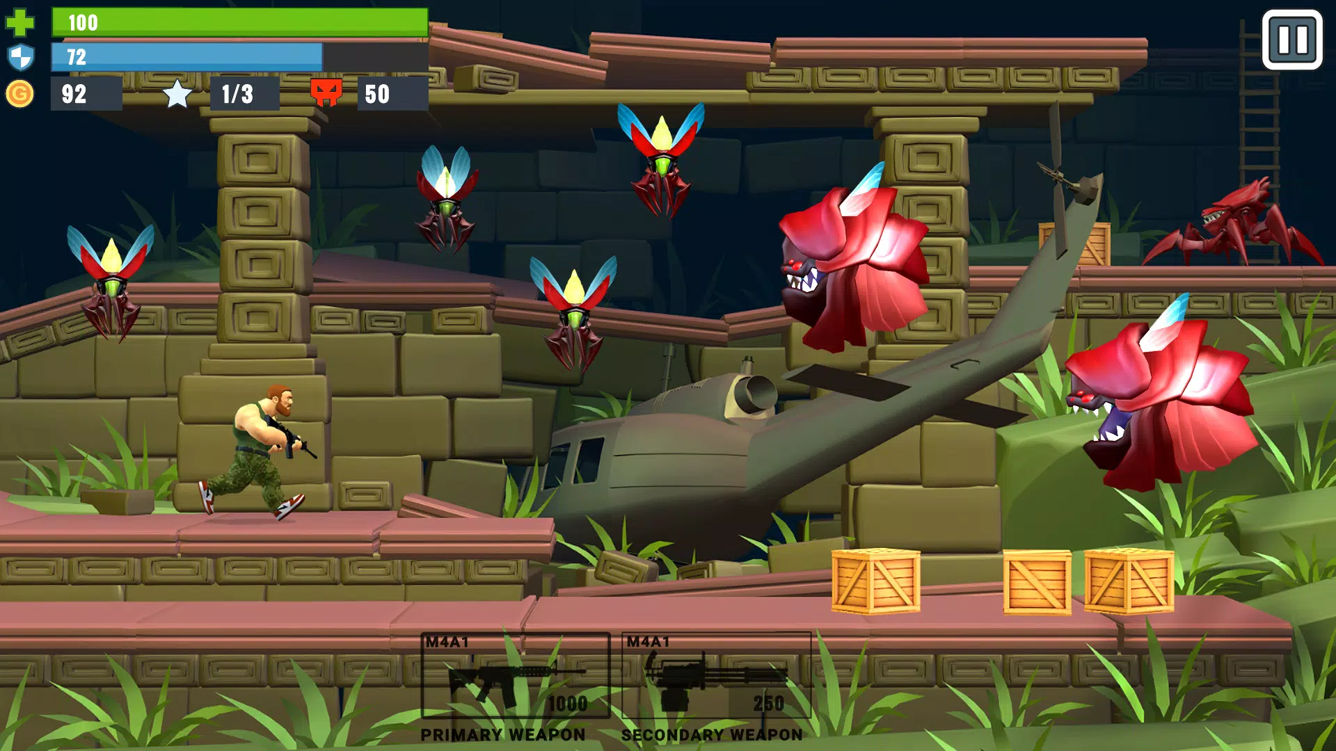 Metal Brother. 2D Offline Game Captura de tela 3