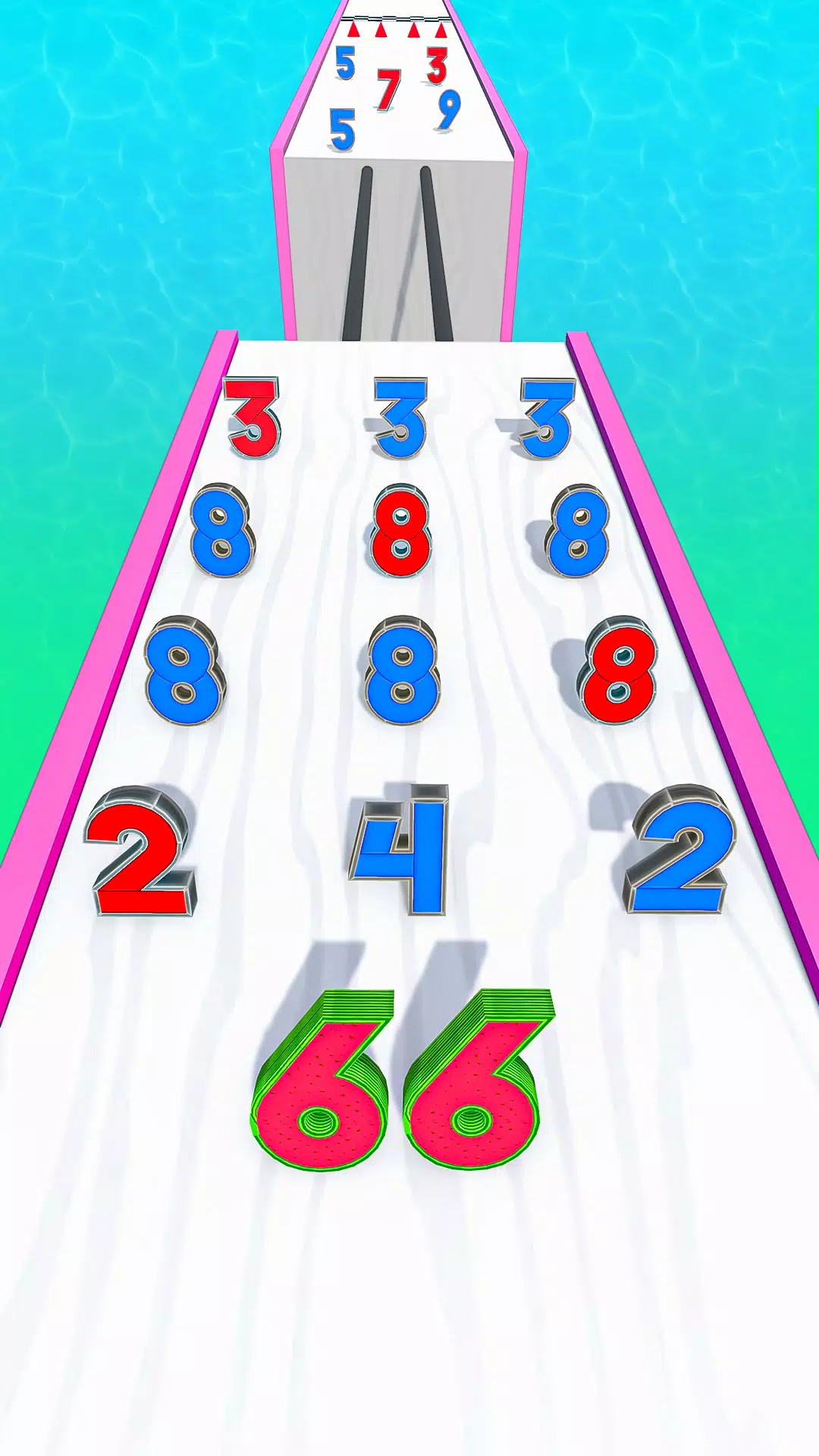 Number Master Run 3D Games Ảnh chụp màn hình 2