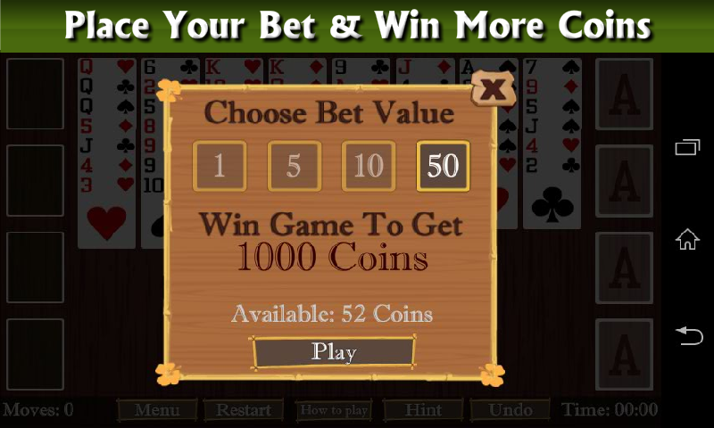 Freecell Patience Solitaire Screenshot 1