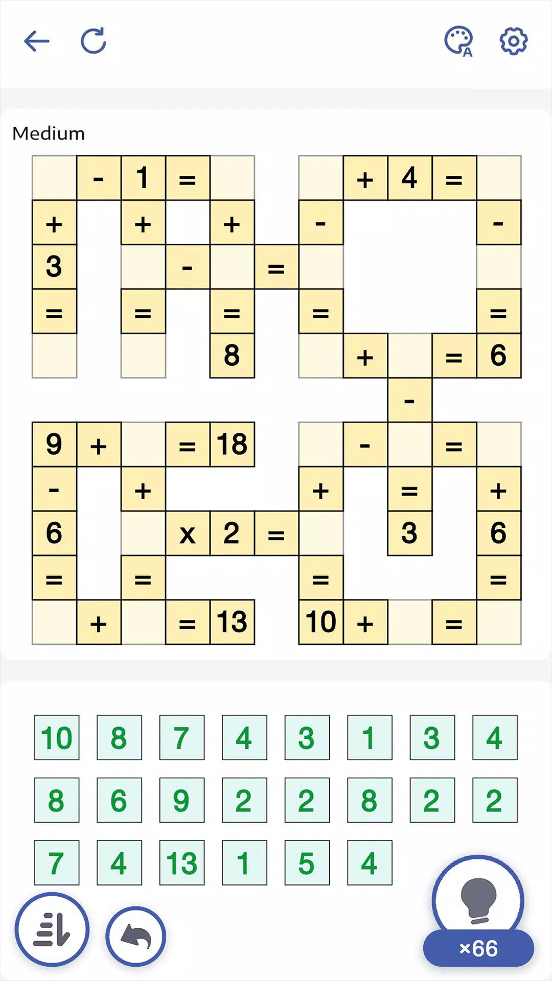 Crossmath - Math Puzzle Games Captura de pantalla 2