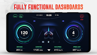 GPS Speedometer OBD2 Dashboard应用截图第0张