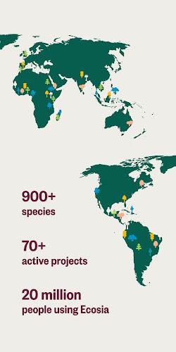 Ecosia: Browse to plant trees. ဖန်သားပြင်ဓာတ်ပုံ 3