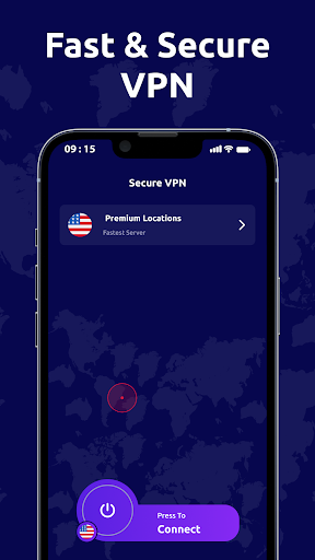 VI VPN - Fast & Secure VPN Ekran Görüntüsü 1