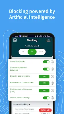 BlockerX: Porn Blocker/ NotFap Tangkapan skrin 1