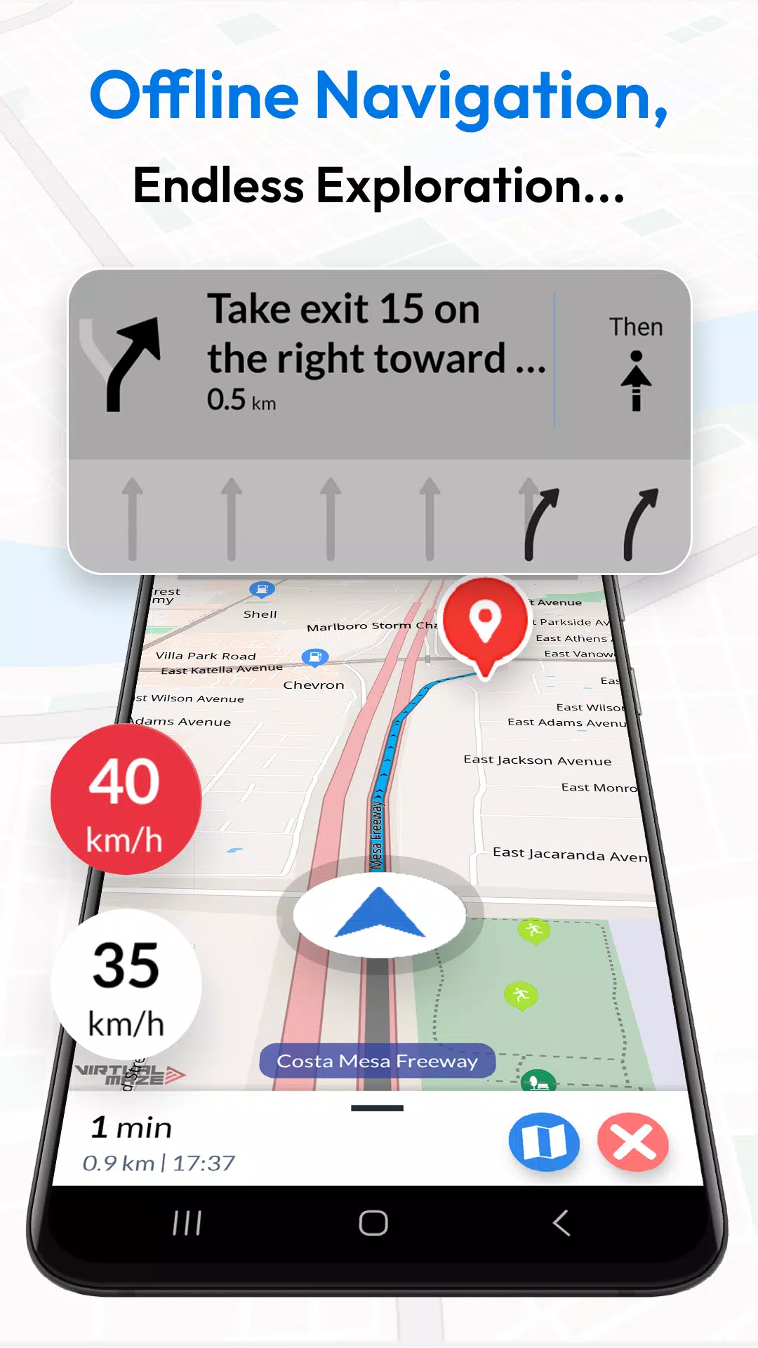 Offline Map Navigation スクリーンショット 0