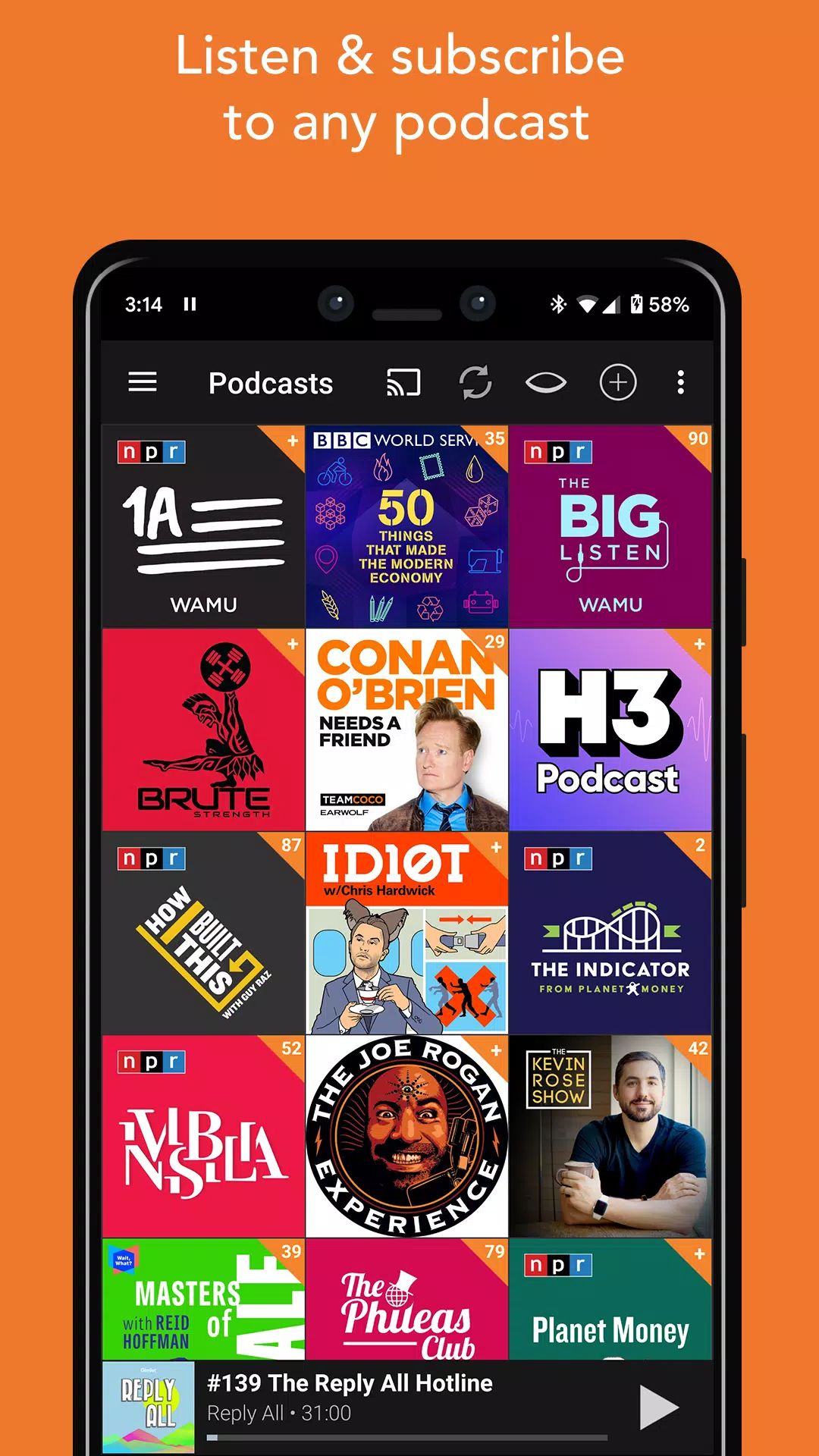 Podcast Addict Zrzut ekranu 2