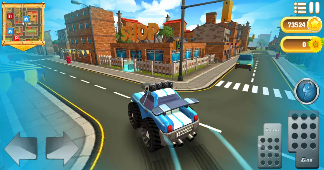 Cartoon Hot Racer 3D स्क्रीनशॉट 0
