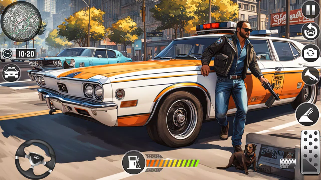 Luxury Police Car Parking Game Ekran Görüntüsü 0