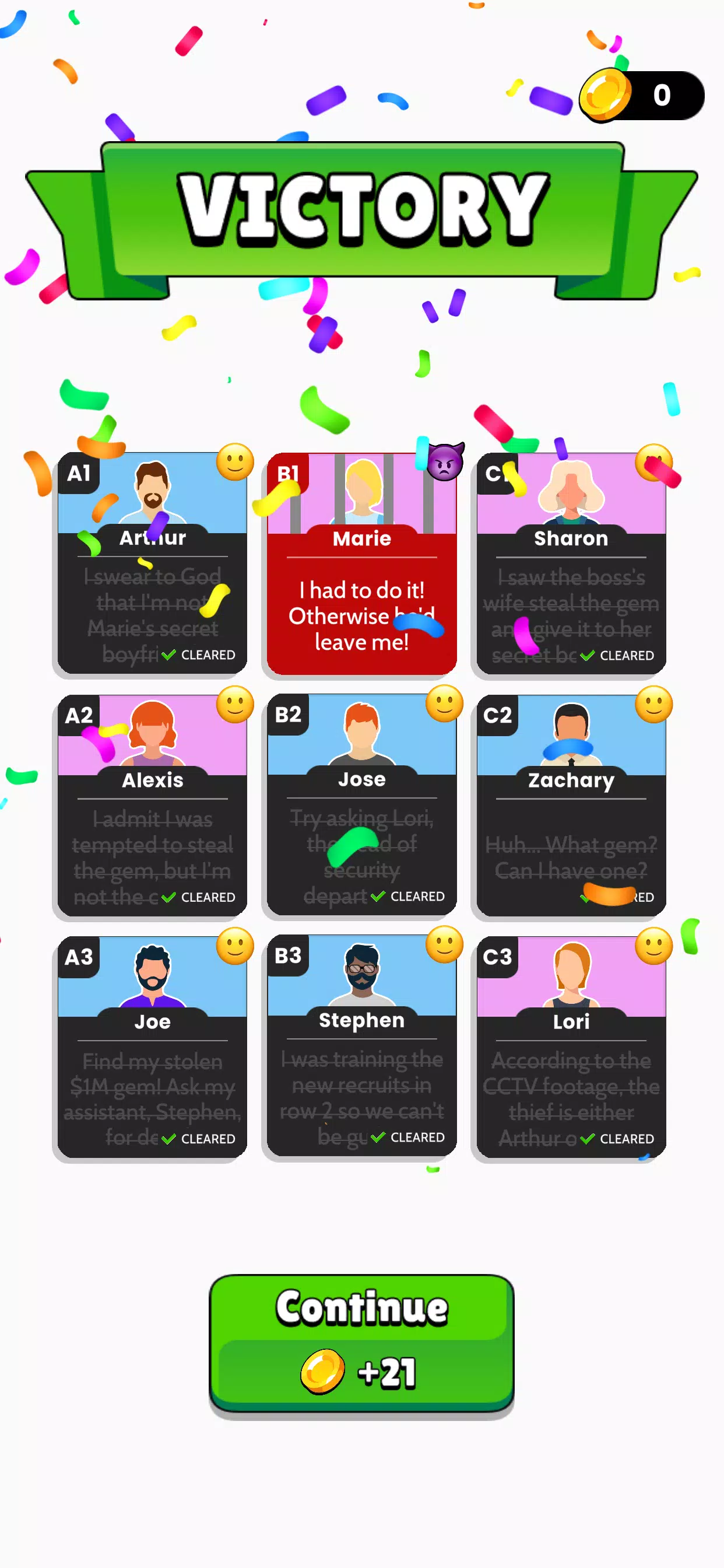 Clue Master - Logic Puzzle ဖန်သားပြင်ဓာတ်ပုံ 3