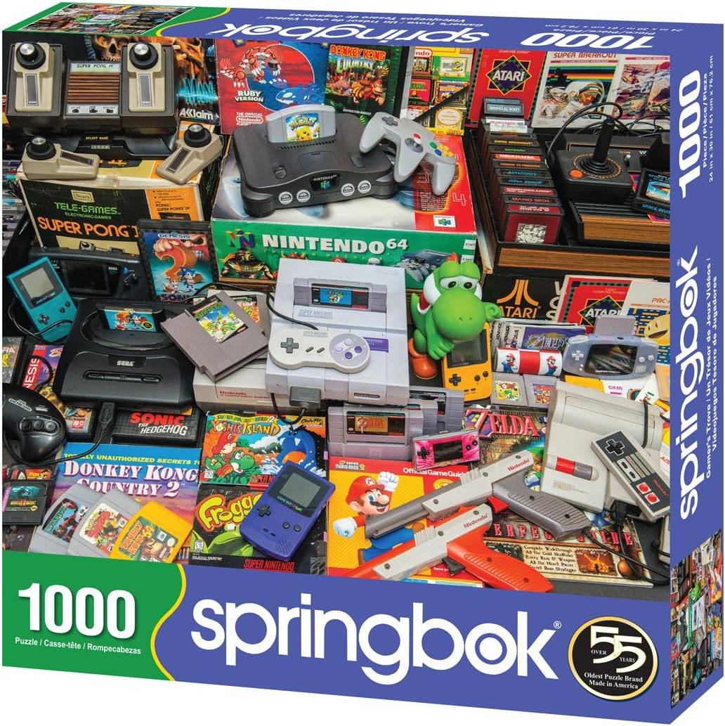 Springbok的1000件拼圖拼圖遊戲玩家的Trove，Multi