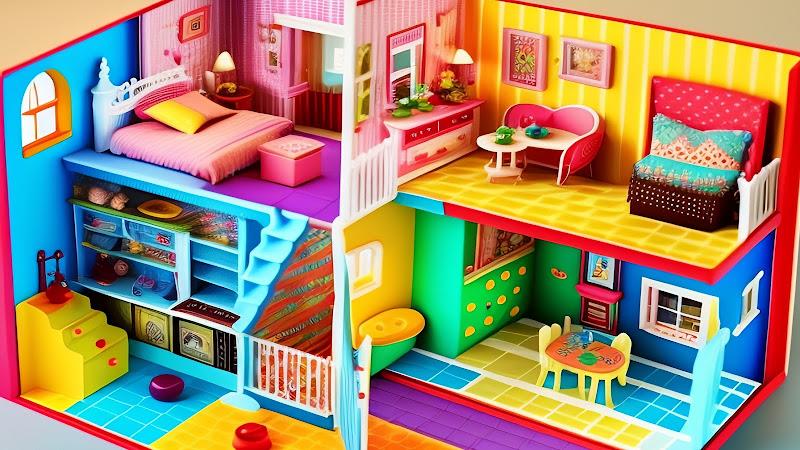 Doll House Design Doll Games Ảnh chụp màn hình 0