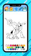 Scooby coloring doo cartoon ga Capture d'écran 2