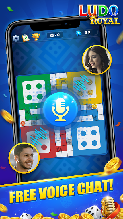 Ludo Royal - Happy Voice Chat Capture d'écran 0