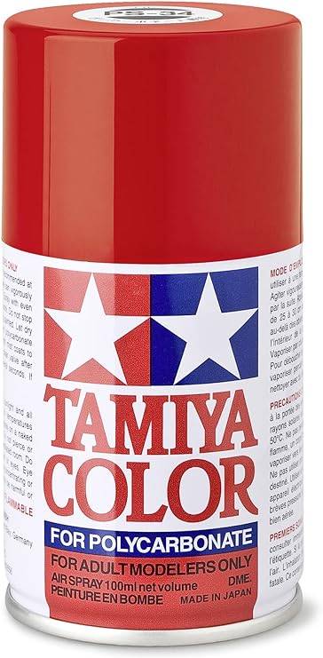 Tamiya Tamiya 86034 PS-34 Parlak Kırmızı Sprey Boya, 100ml Sprey kutusu