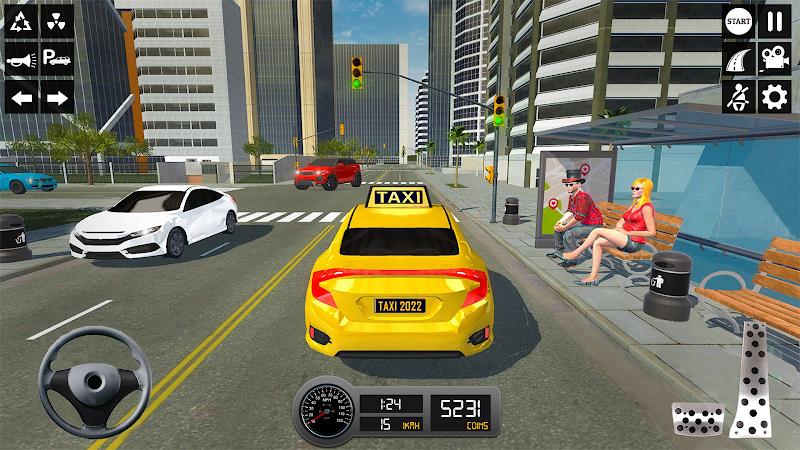 Taxi Simulator 3d Taxi Sim Ảnh chụp màn hình 1