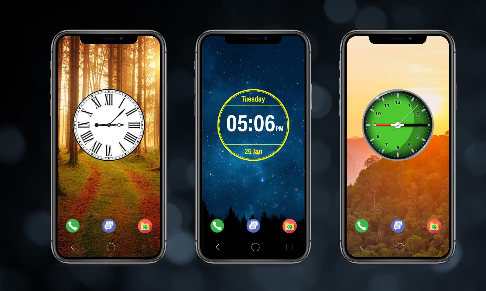 Digital Clock Lock Screen Pro Zrzut ekranu 1