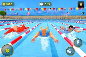 Swimming Pool Rush Water Race Zrzut ekranu 3