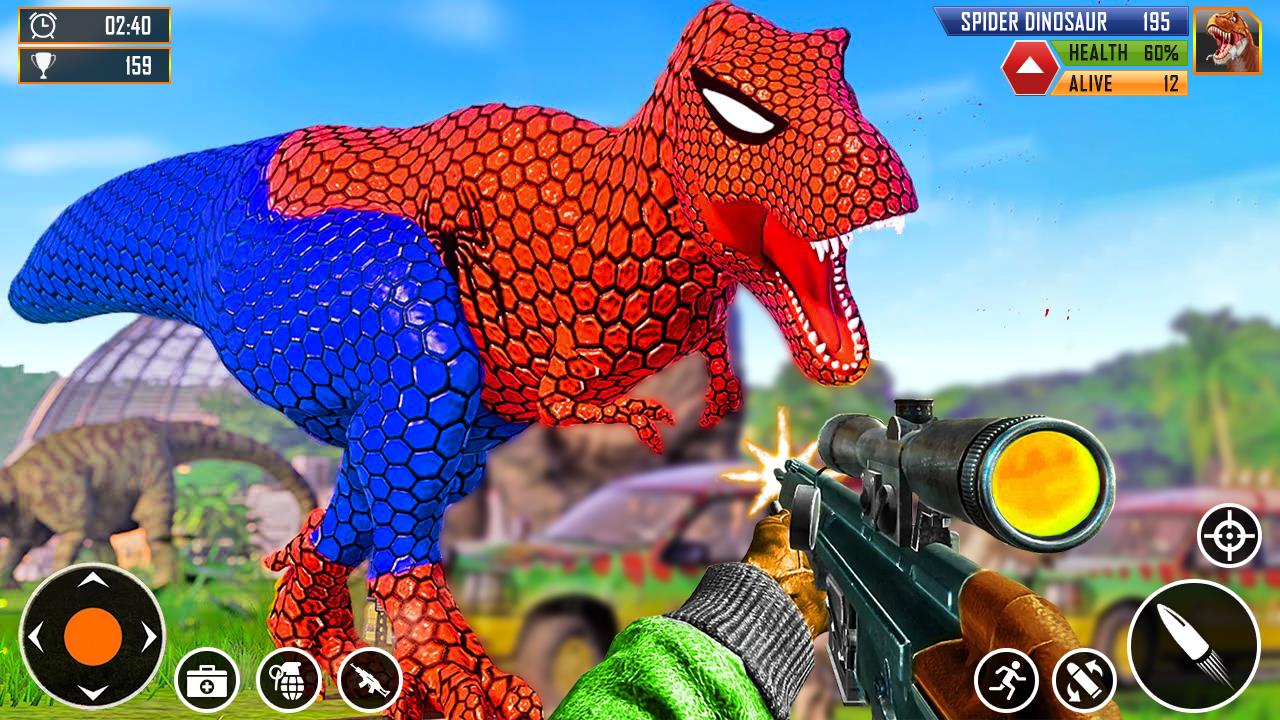 Shooting Dino Hunting Gun Game Screenshot 2