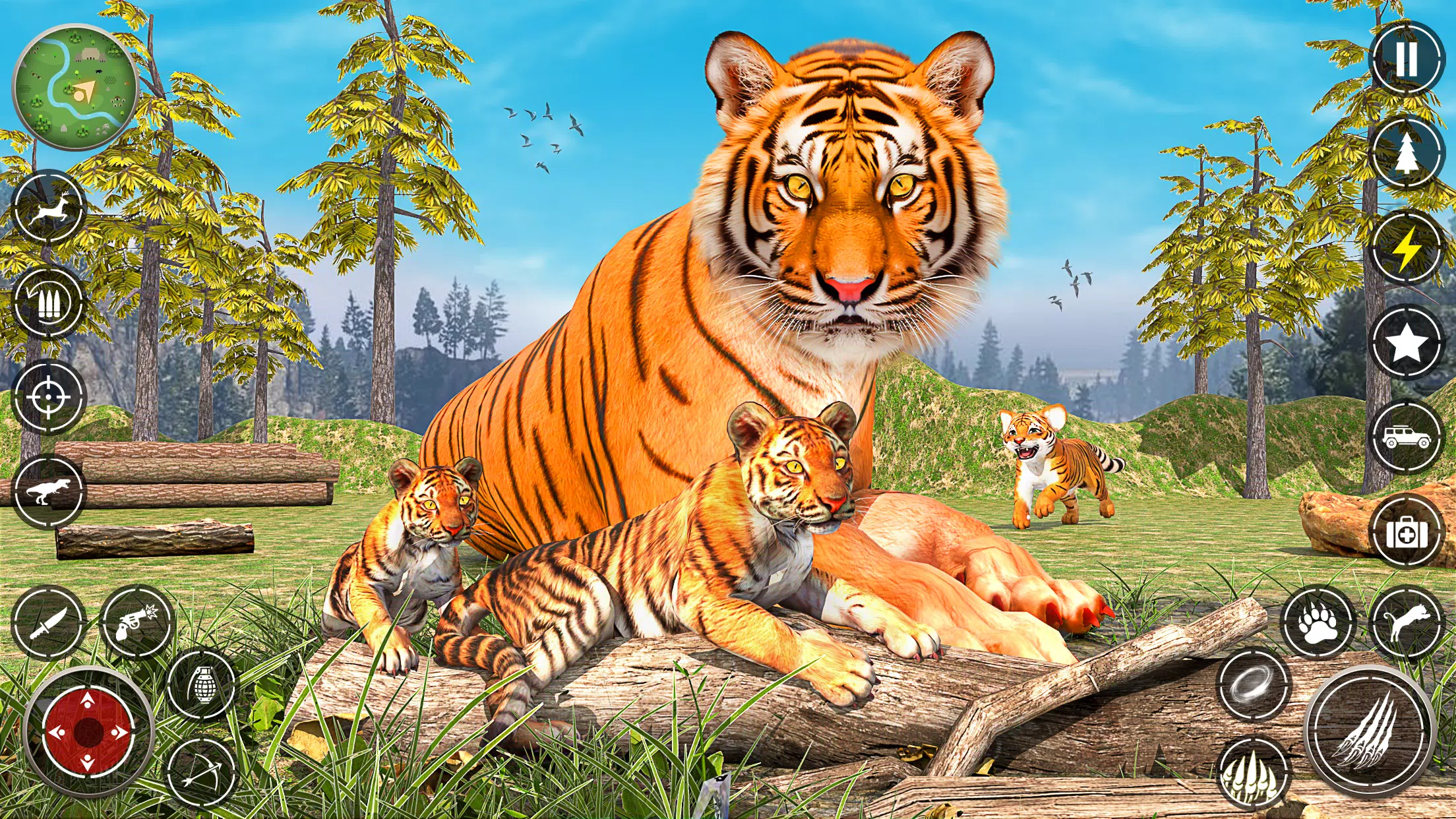 The Tiger Family Simulator 3D Скриншот 3