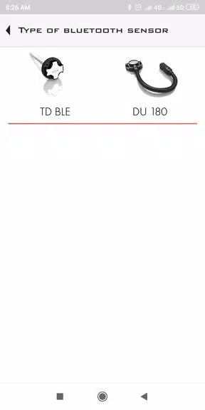 Escort sensors config app スクリーンショット 1