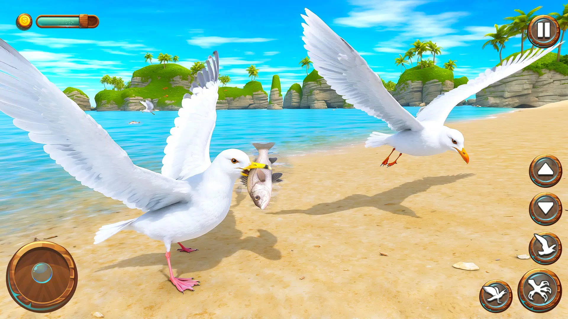Seagull Bird Life Simulator स्क्रीनशॉट 0