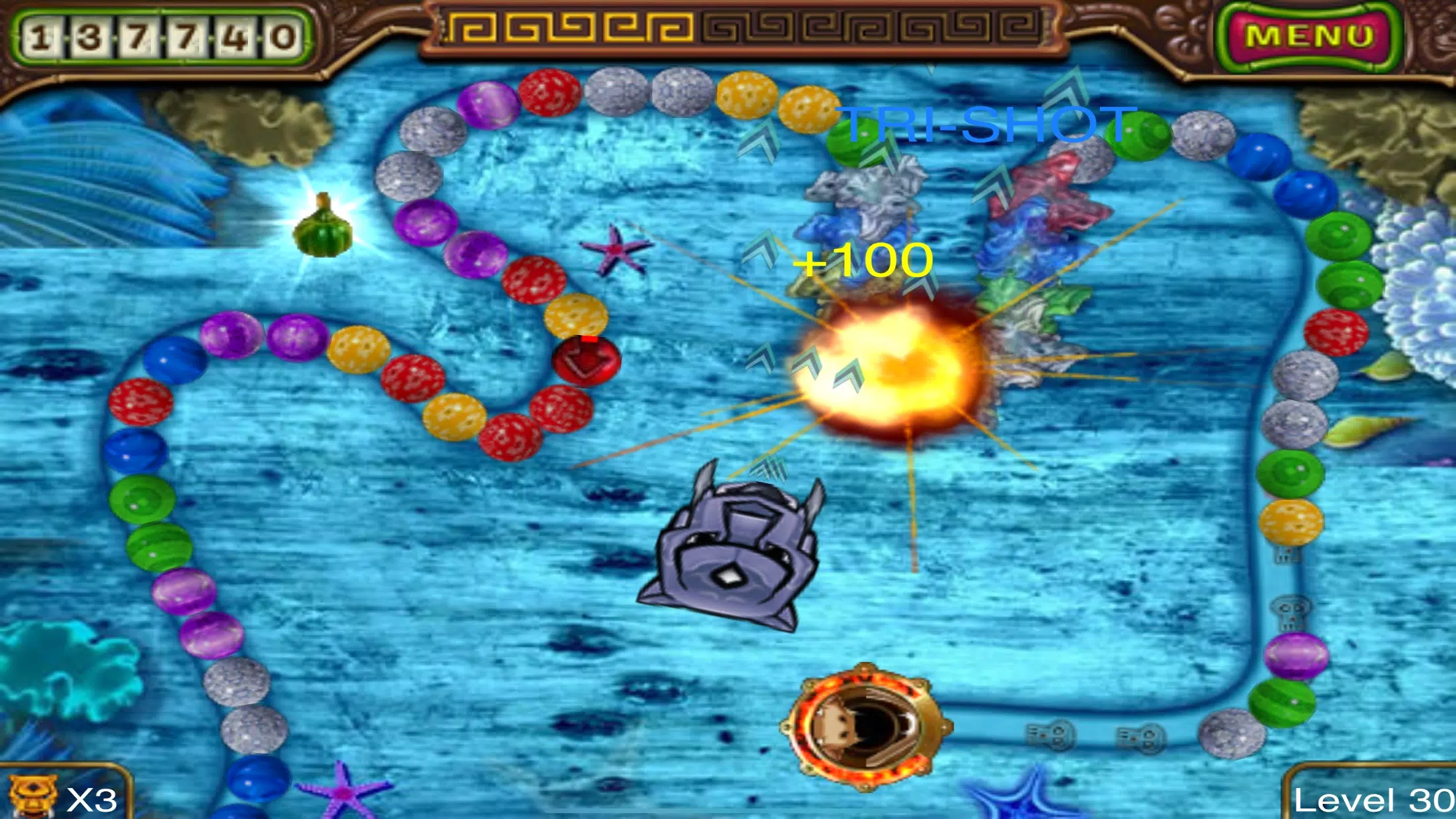 Zumba shooter vs snake スクリーンショット 2