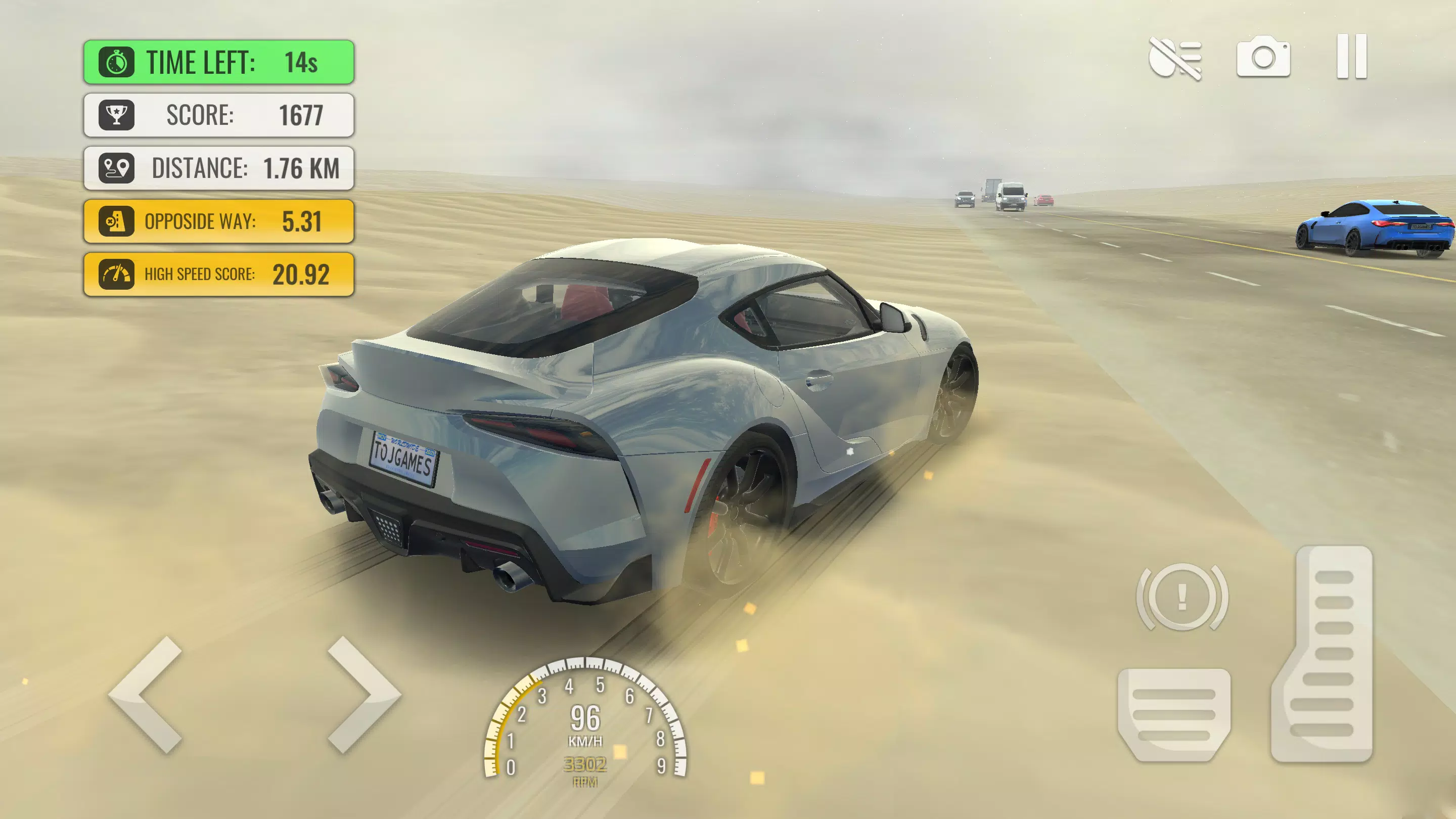 Traffic Racer Pro Tangkapan skrin 3