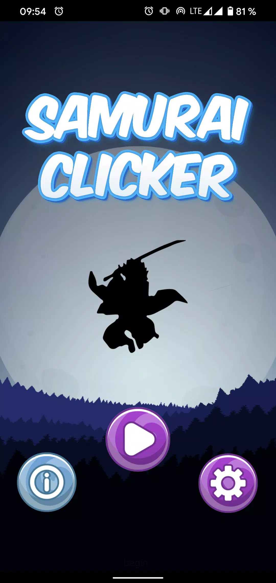 Schermata Samurai Clicker 0