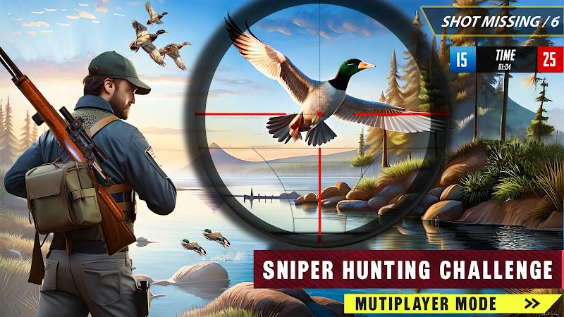 Duck Hunting 3d: Birds Shooter ภาพหน้าจอ 1