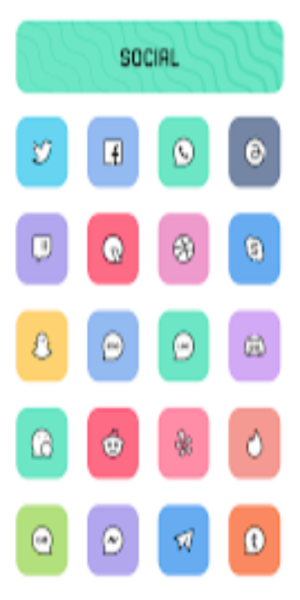 Crayon Adaptive IconPack APK mod