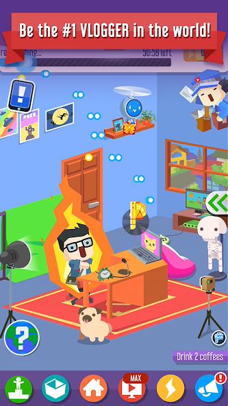 Vlogger Go Viral: Tuber Life Mod Screenshot 3