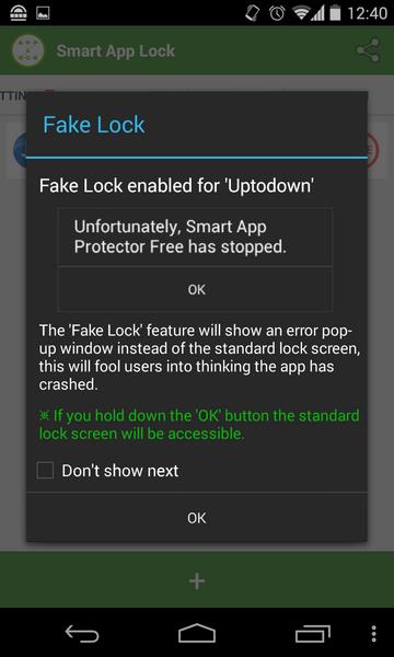 Smart App Lock Schermafbeelding 2