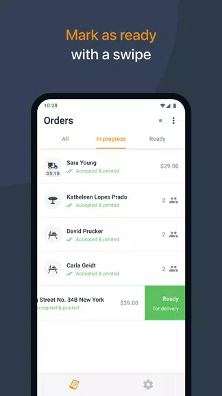 Restaurant Order-Taking App Capture d'écran 2