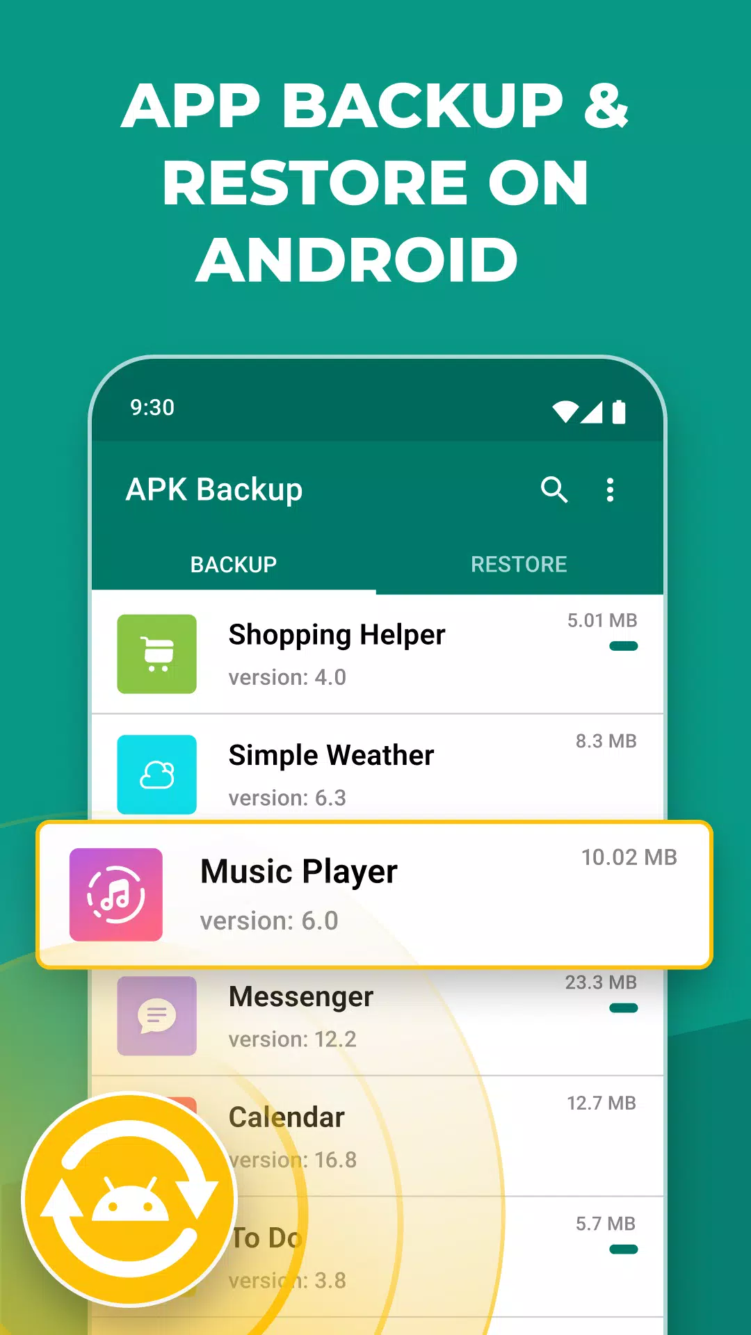 APK Backup Скриншот 3