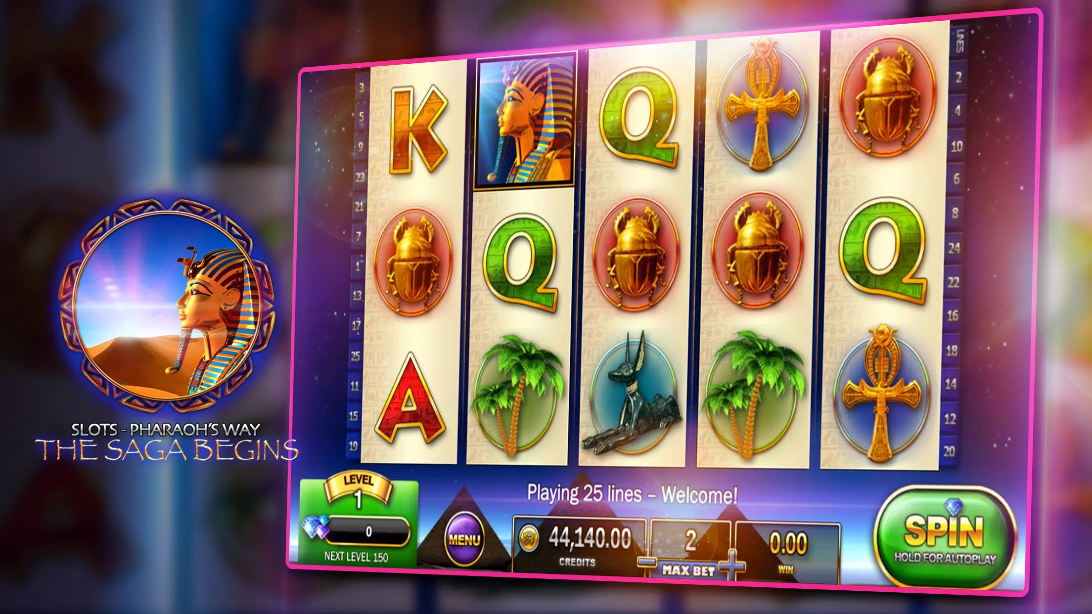 Slots - Pharaoh’s Way Casino 스크린샷 2