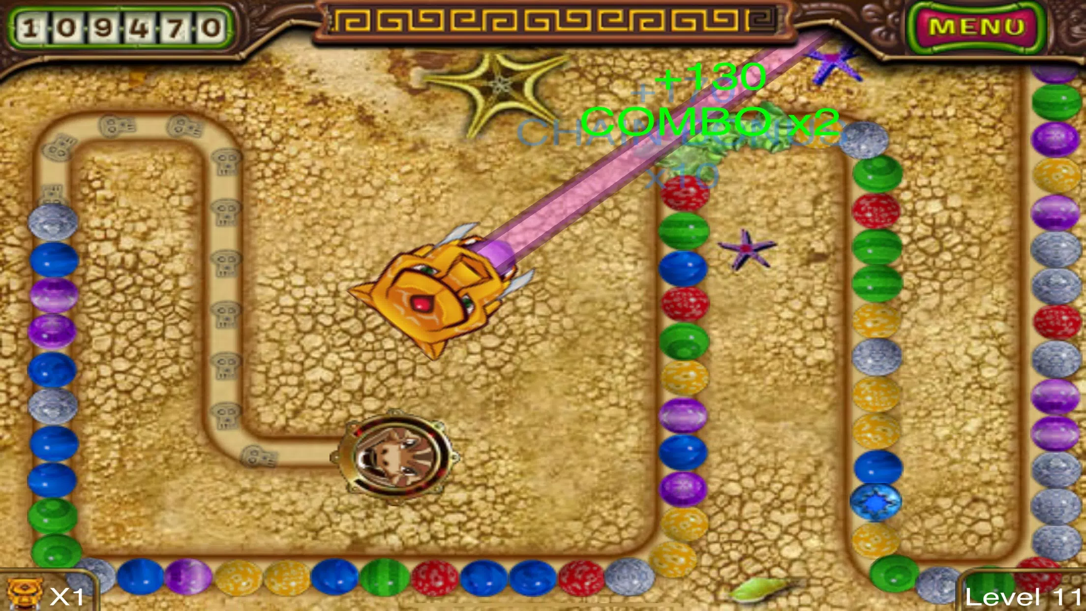 Zumba shooter vs snake スクリーンショット 1