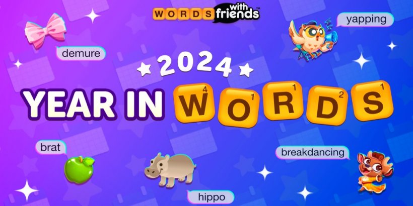 Words With Friends は、Your Year in Words 機能で 2024 年の最高の瞬間を振り返ります