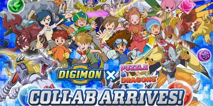 Digimon Adventure Collab Tiba dalam Puzzle & Dragons