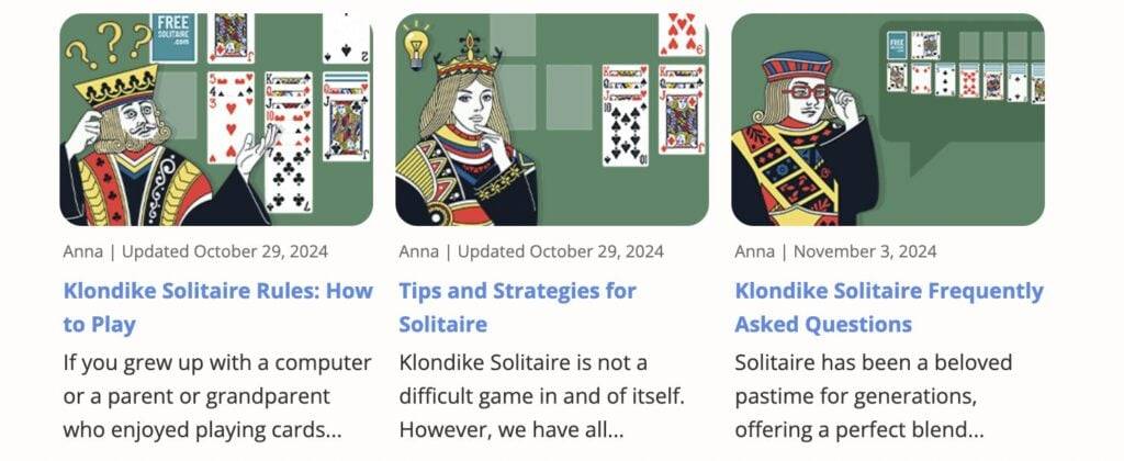 Freesolitrea.com - Solitaire ဂိမ်းအမျိုးမျိုး