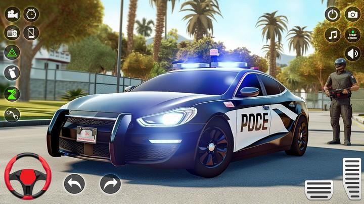 Modern Police Car Parking Game Capture d'écran 2