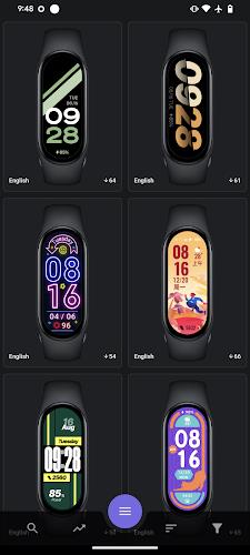 Mi Band 8 Watch Faces Capture d'écran 1